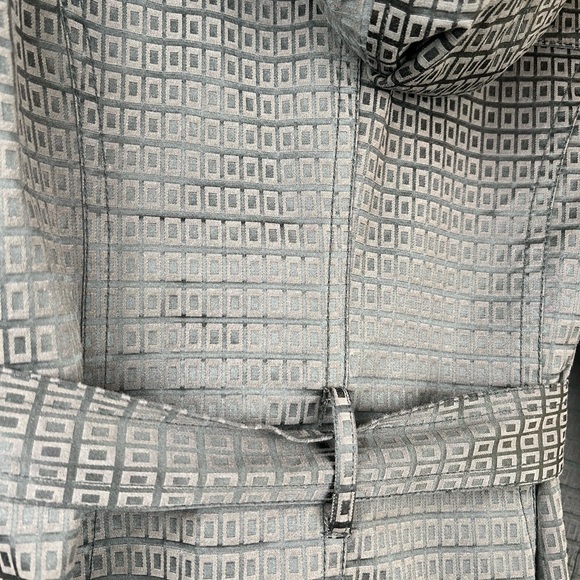 Johnston & Murphy Women Brown Hooded Belted Trench Coat Jacket Size M - Picture 7 of 7